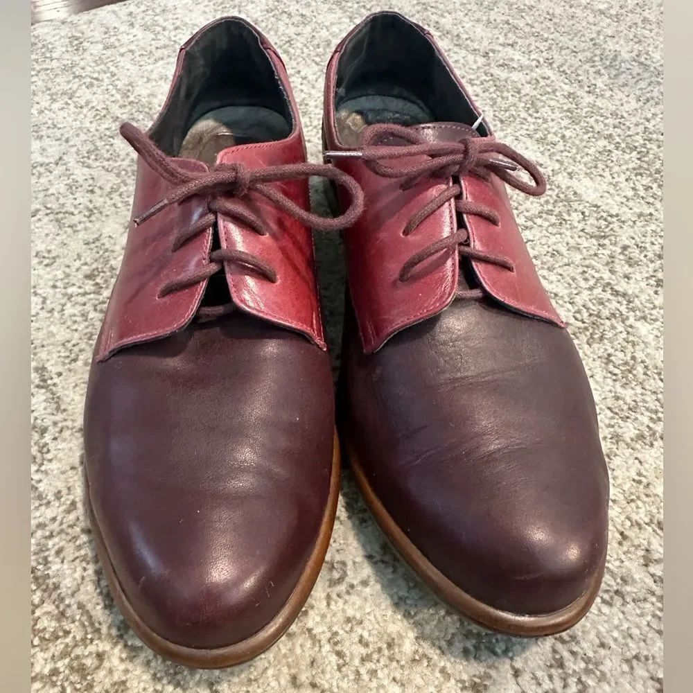 Naot Kedma Two-tone Leather Oxford Shoes 42=11-11.5